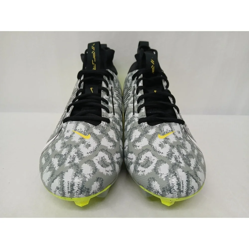Nike Mens Vapor Edge Pro 360 2 Football Cleat FB8443-703 Volt Black Grey Sz 11.5